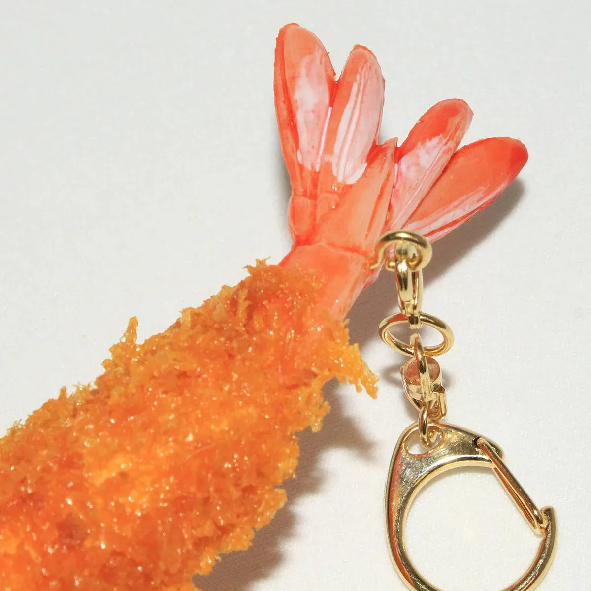 食品サンプル エビフライLキーホルダー