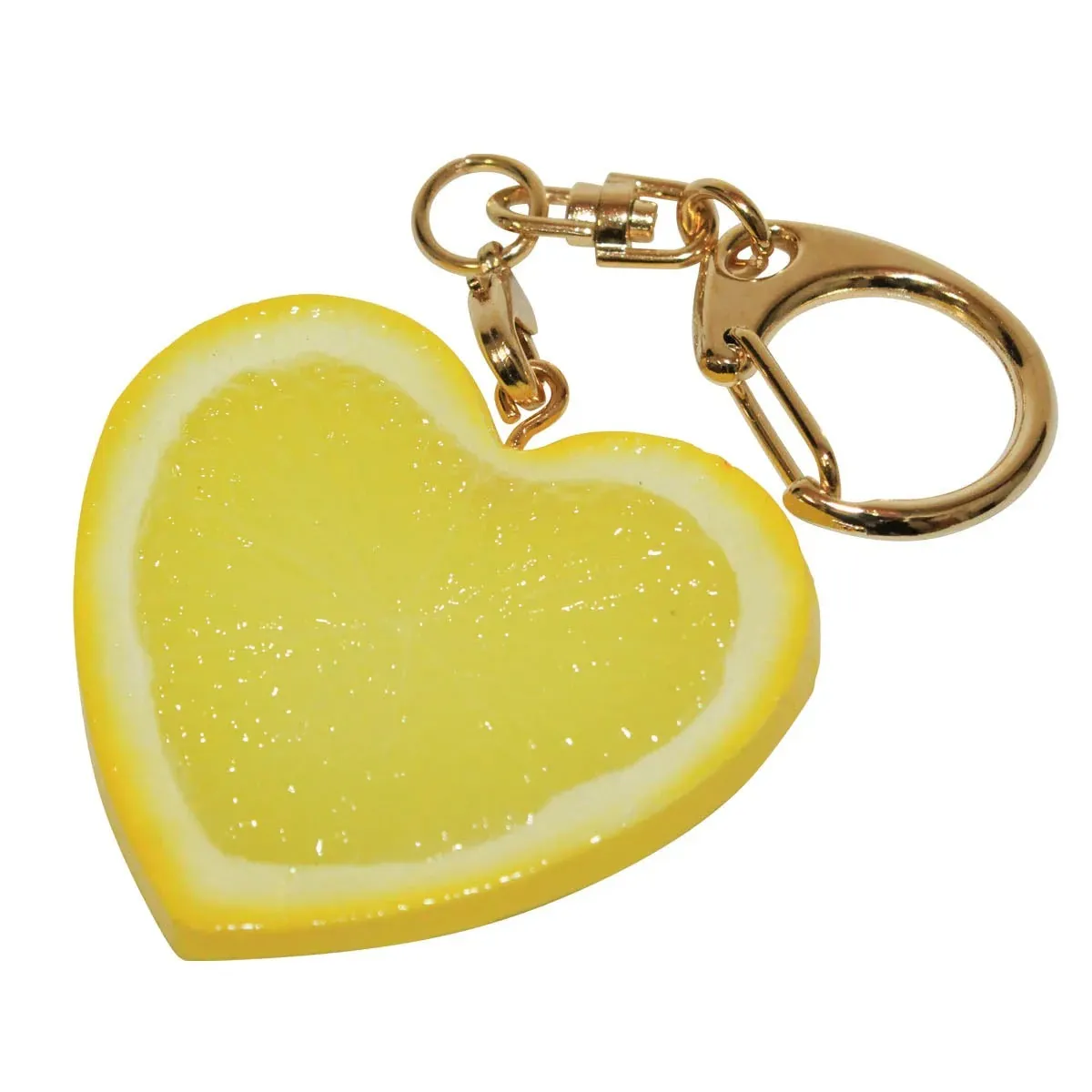 食品サンプル ハートレモン キーホルダー