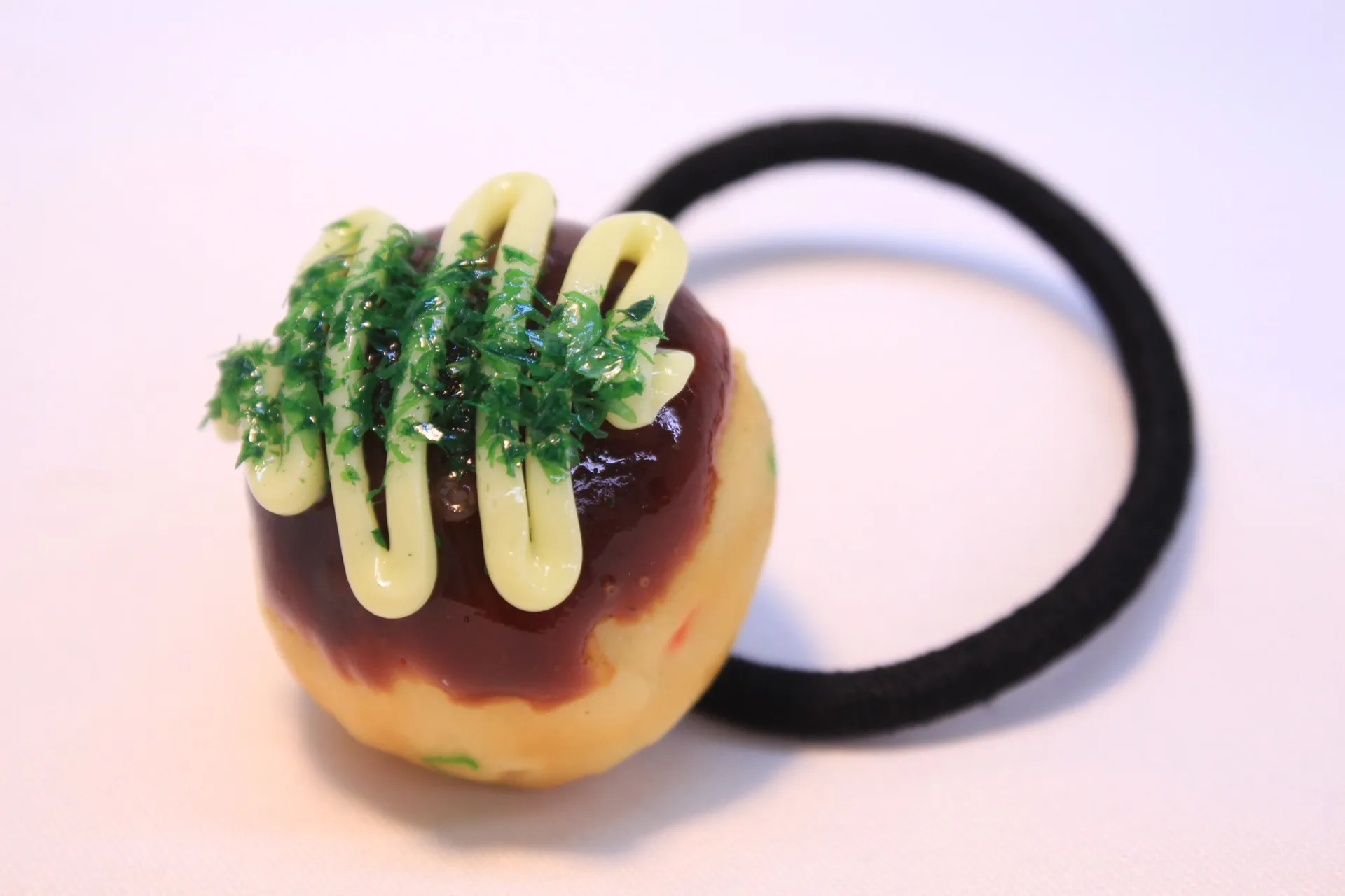 たこ焼きマヨネーズ付Sヘアゴム